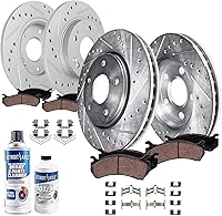 Vista 40 de Detroit Axle - Kit de freno trasero para Ford Fusion Lincoln MKZ Zephyr Mazda 6 Mercury Milan, repuesto de pastillas de freno de cerámica