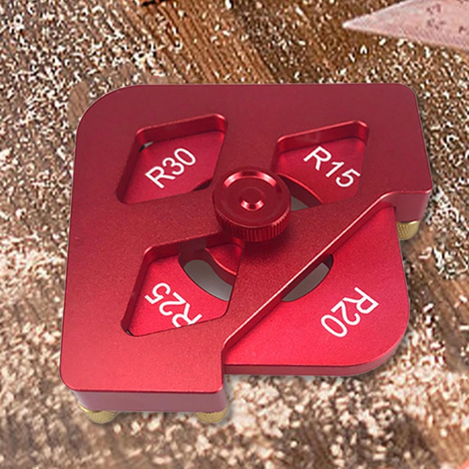 ルーターテンプレート 木工用 | アルミ合金製 丸型手動工具 エッジガイド付属,ルーターコーナーテンプレート | 接合・溝加工・平坦