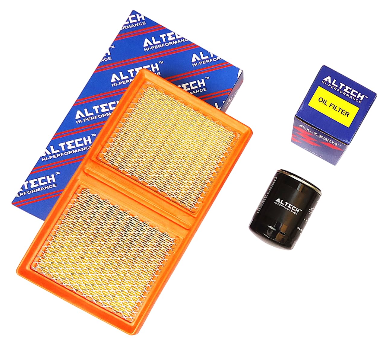 ALTECH HI-PERFORMANCE AIR FILTER + OIL FILTER SET FOR TATA ALTROZ 1.2L PETROL TYPE-1 (NOV 2019 TO JUN 2023)-image-4