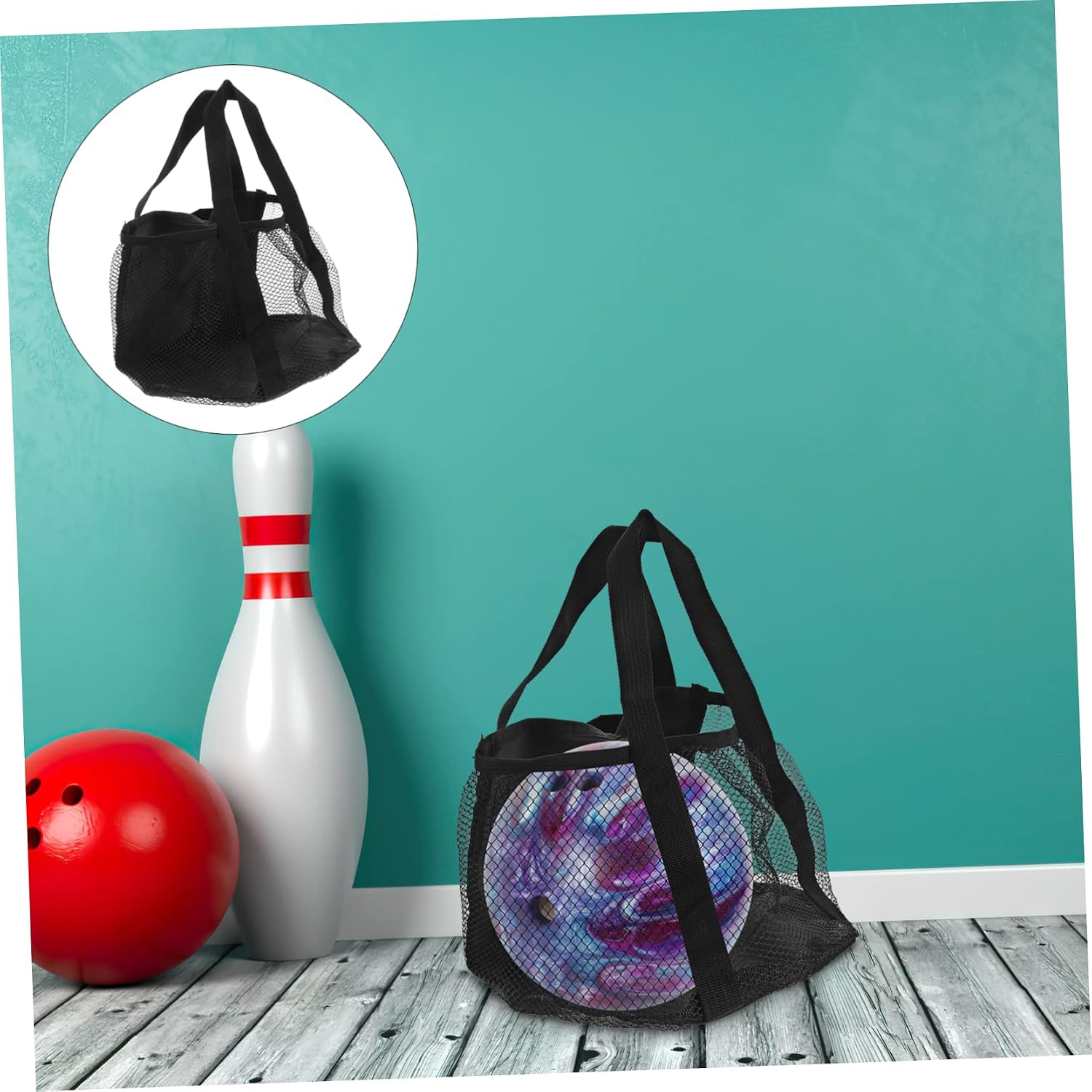 TOYANDONA Single Bowling Ball Tote Bag Padded Holder Sturdy Waterproof Bowling Bag for Men Convenient Carrying for Indoor and Outdoor Use Up Size Men