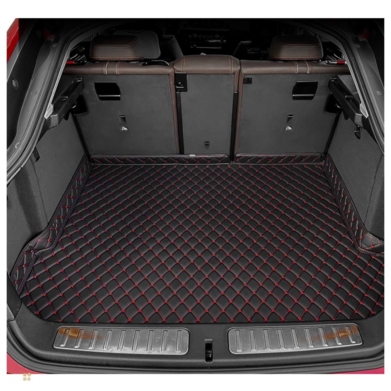 Protector maletero cuero Opel Grandland X 1. Gen, alfombrilla impermeable antideslizante