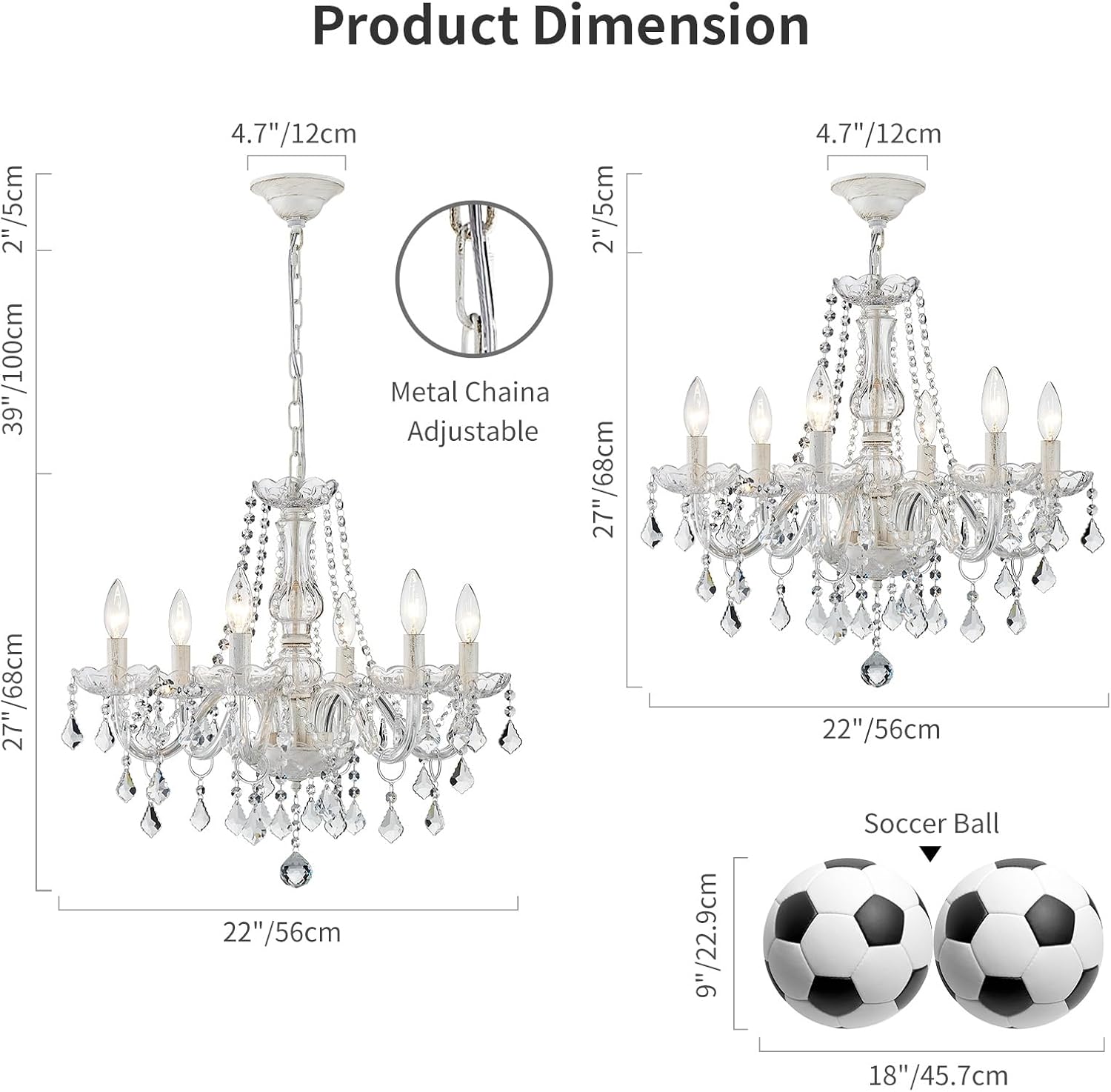 Crystal Chandelier Light Fixture Modern K9 Crystal Chandeliers image 5