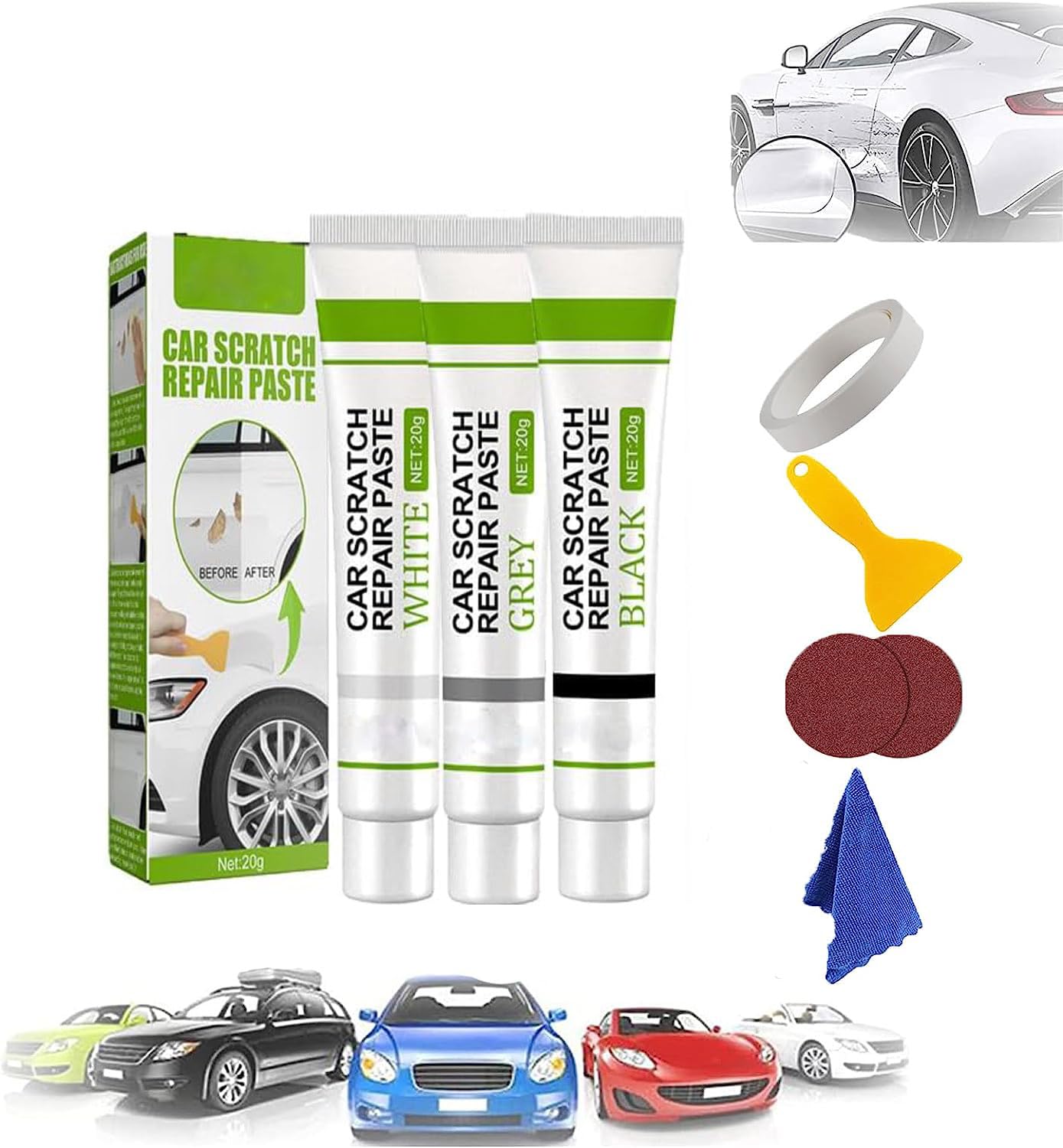 Marine Fiberglass Repair Filler, Epoxy Resin Repair Kit