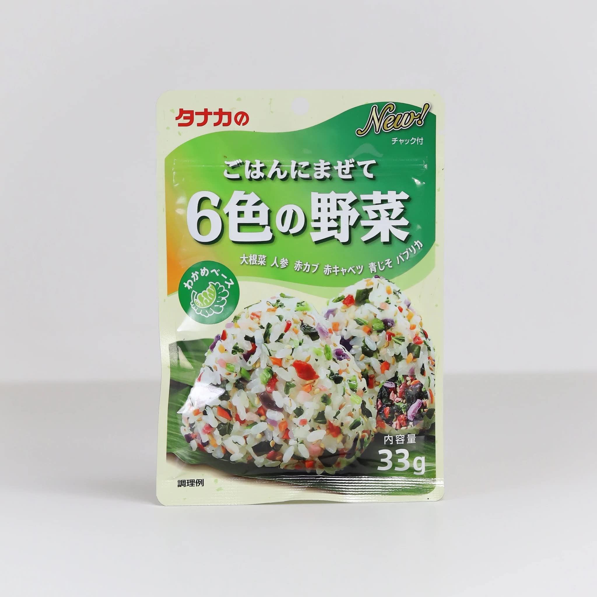 Tanaka 6 Veg Furikake 33g (case of 3)