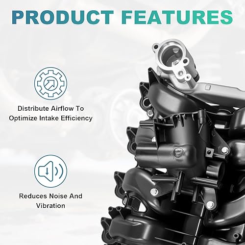 Miniatura 6 de Colector de admisión de motor para Ford E-150 2010 2011 2012 2013 2014 para Ford E-150 2010 2011 2012 2013 2014 para Ford F-150 2009 2010 para 2009