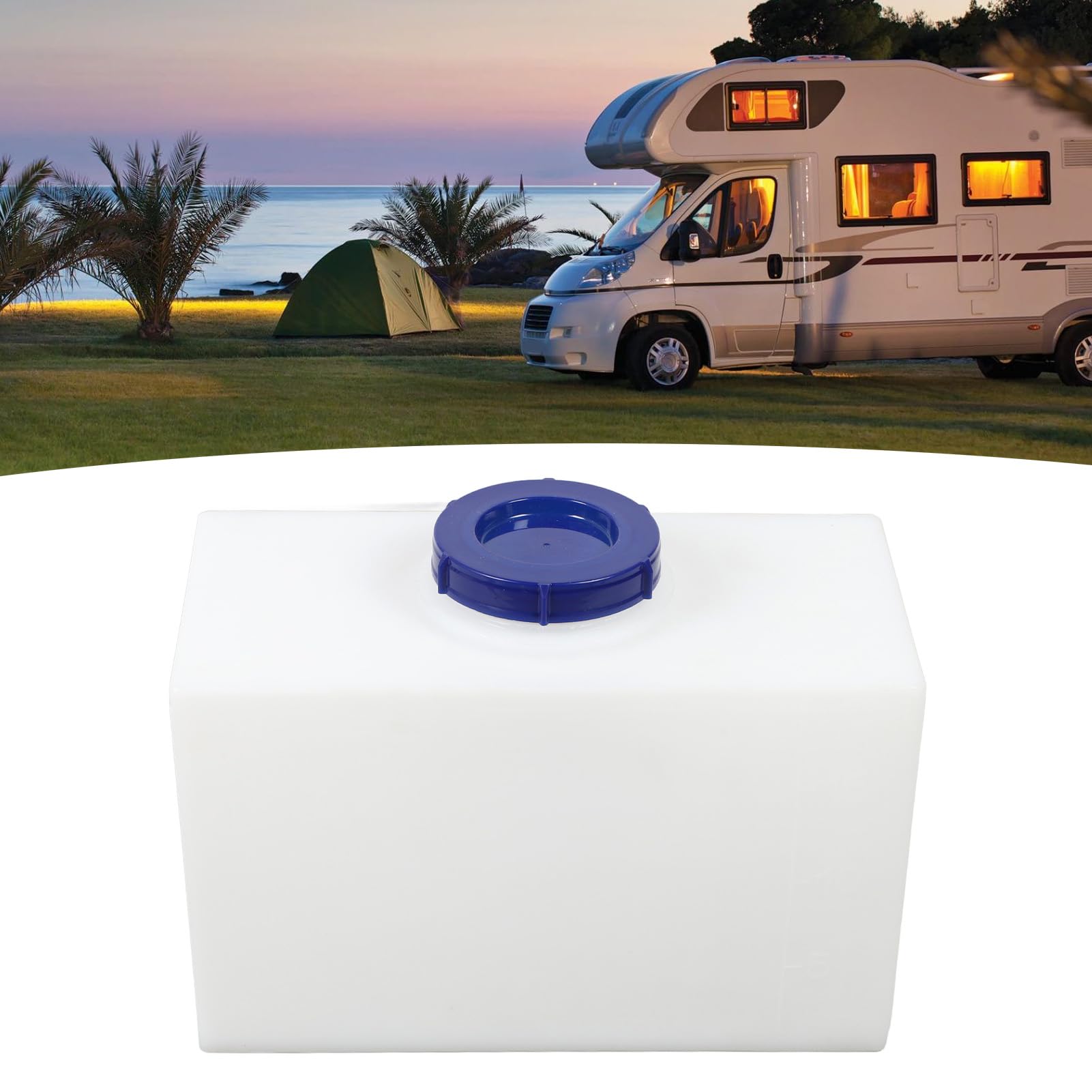 Rv Water Tank 15 Gallons RV Fresh Water Holding Tank LLDPE 130mm