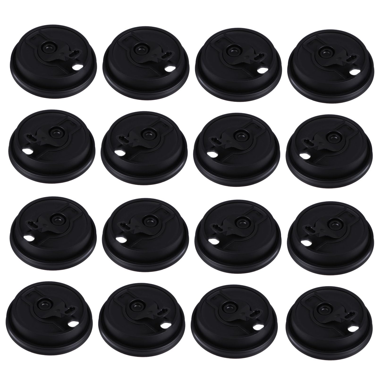 BCOATH Milk Tea Cup Lids 50 Pack Disposable Sealing Caps for Hot Cold Beverages