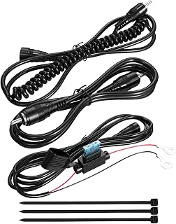Heated Shield Cord, Mellbree Snowmobile Helmet Heated Shield Cord Replacement Electric Shield Wire Tight Hook Up A Heated Shueld (Kit)