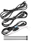 Heated Shield Cord, Snowmobile Helmet Heated Shield Cord Replacement Electric Shield Wire Tight Hook Up A Heated Shueld (Kit)