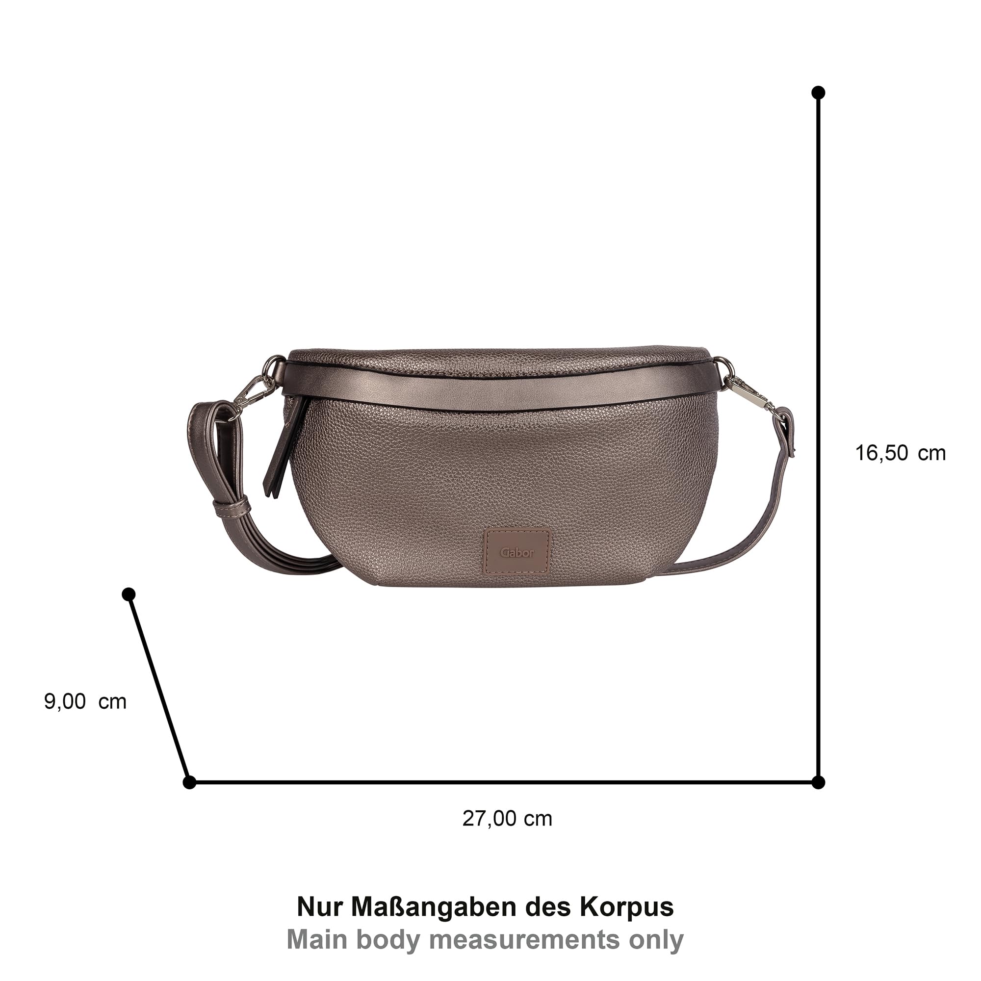 Gabor bags Elfie Damen Gürteltasche Bauchtasche Klein