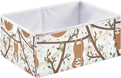 Miniatura 10 de xigua Contenedor rectangular de almacenamiento de hongos, canasta de almacenamiento plegable grande, caja organizadora de ropa para estantes,