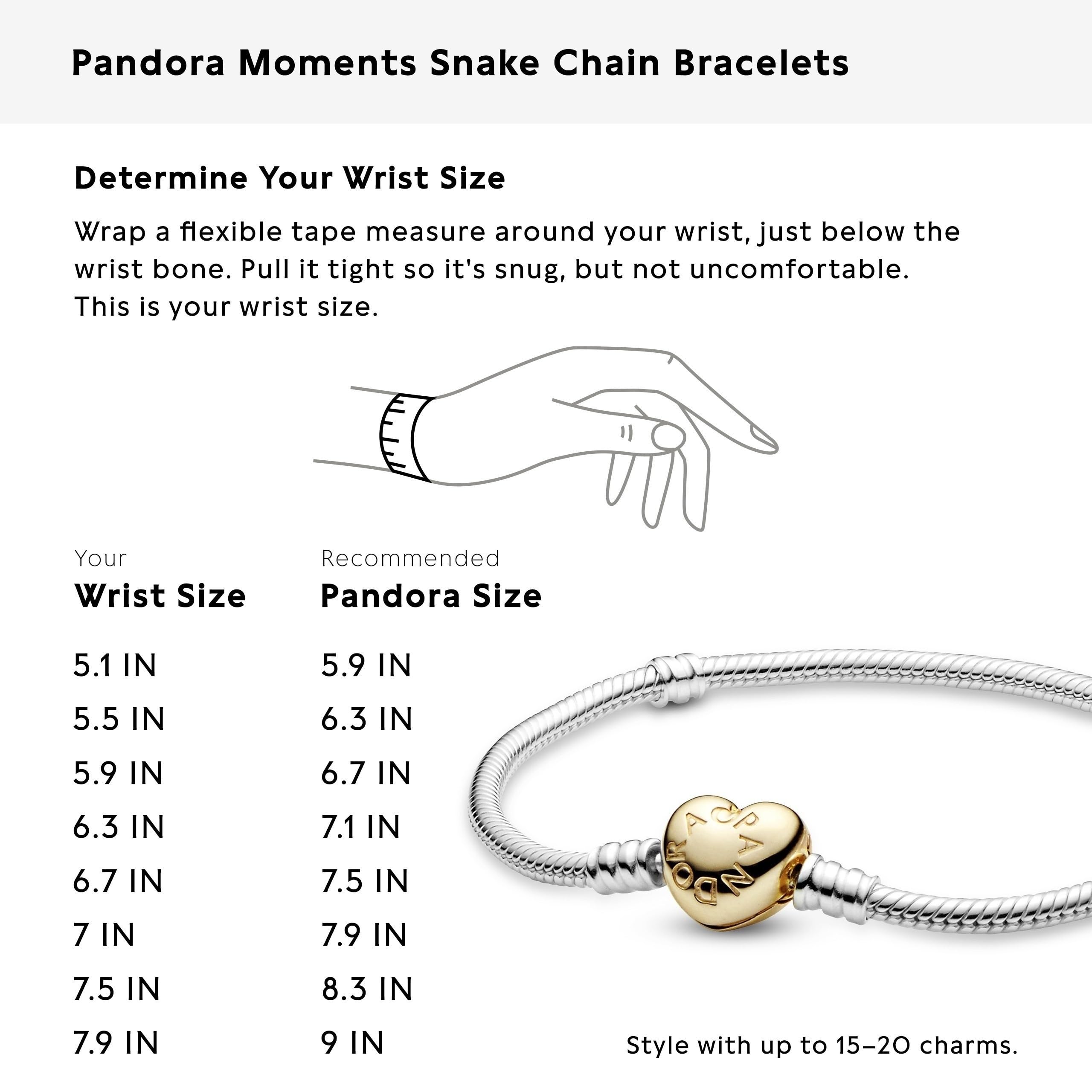 PANDORA Pulsera para Mujer Plata de Ley 925 592453C00