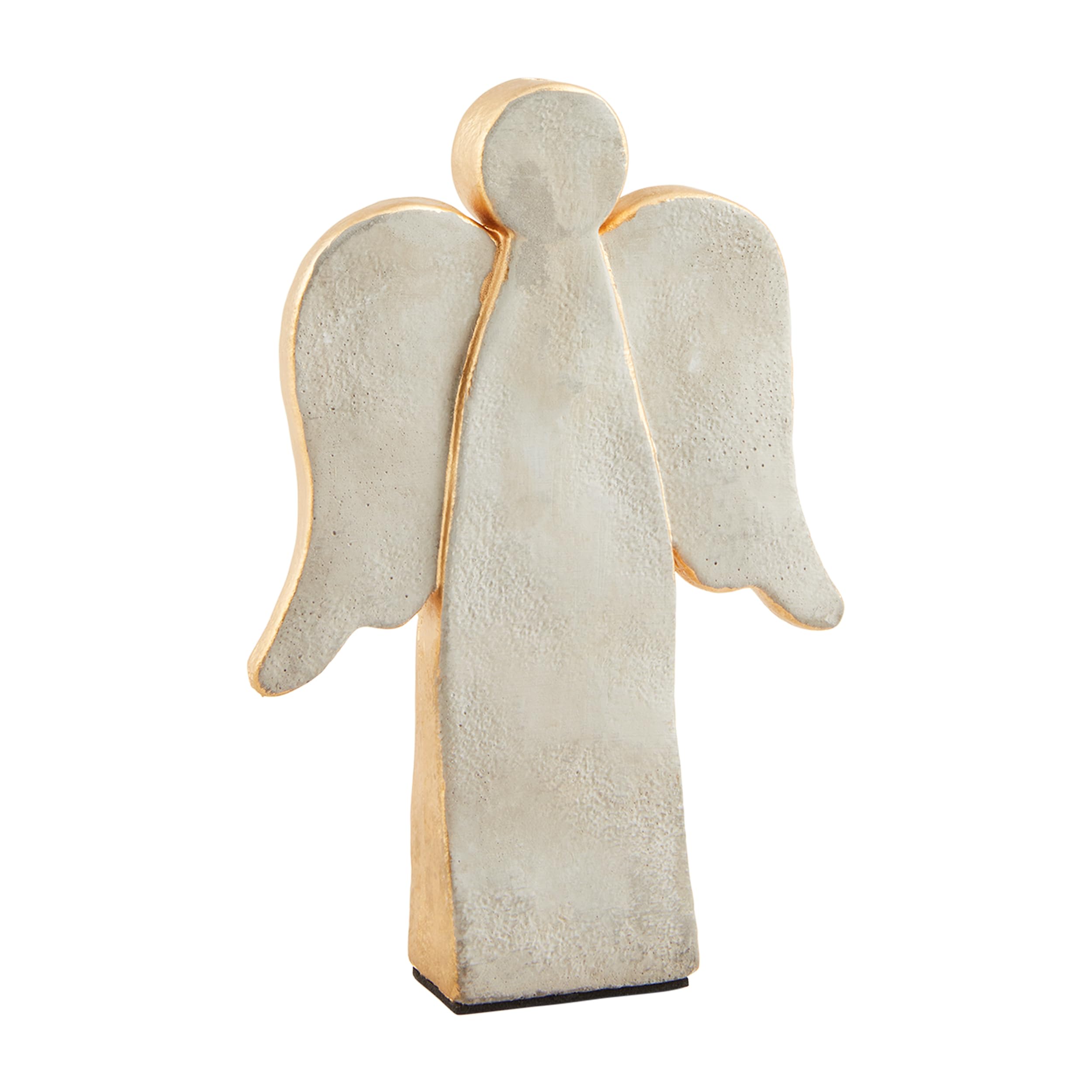 Mud Pie Sm Concrete Gold Angel Table SITTERS