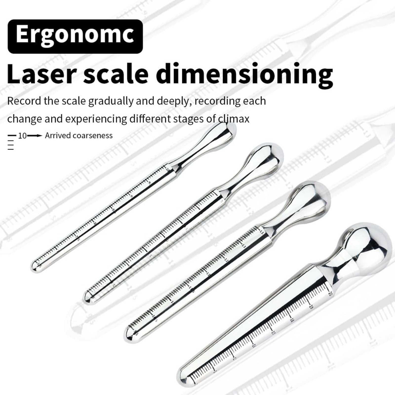 Set plug uretrale maschile – Suoni uretrali a testa a goccia. plug per pene e bastoncino da masturbazione. estensore uretrale per piacere maschile (Set da quattro pezzi)
