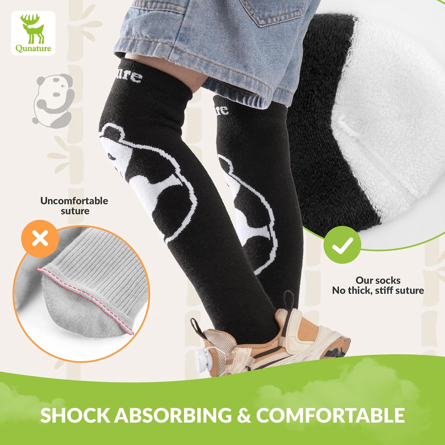 Kids Ski Socks Winter Children Snow Socks Warm Snowboarding Socks Boot Socks OTC Long Skiing Socks for Boys Girls