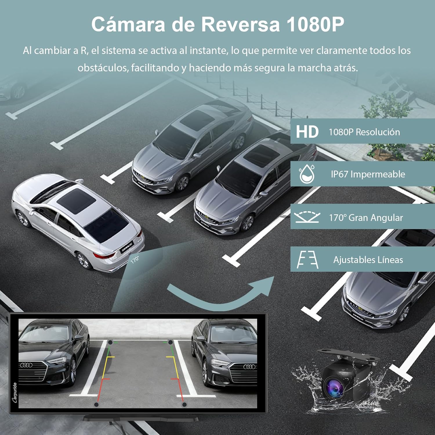 Carpuride W125P Four Audio Options