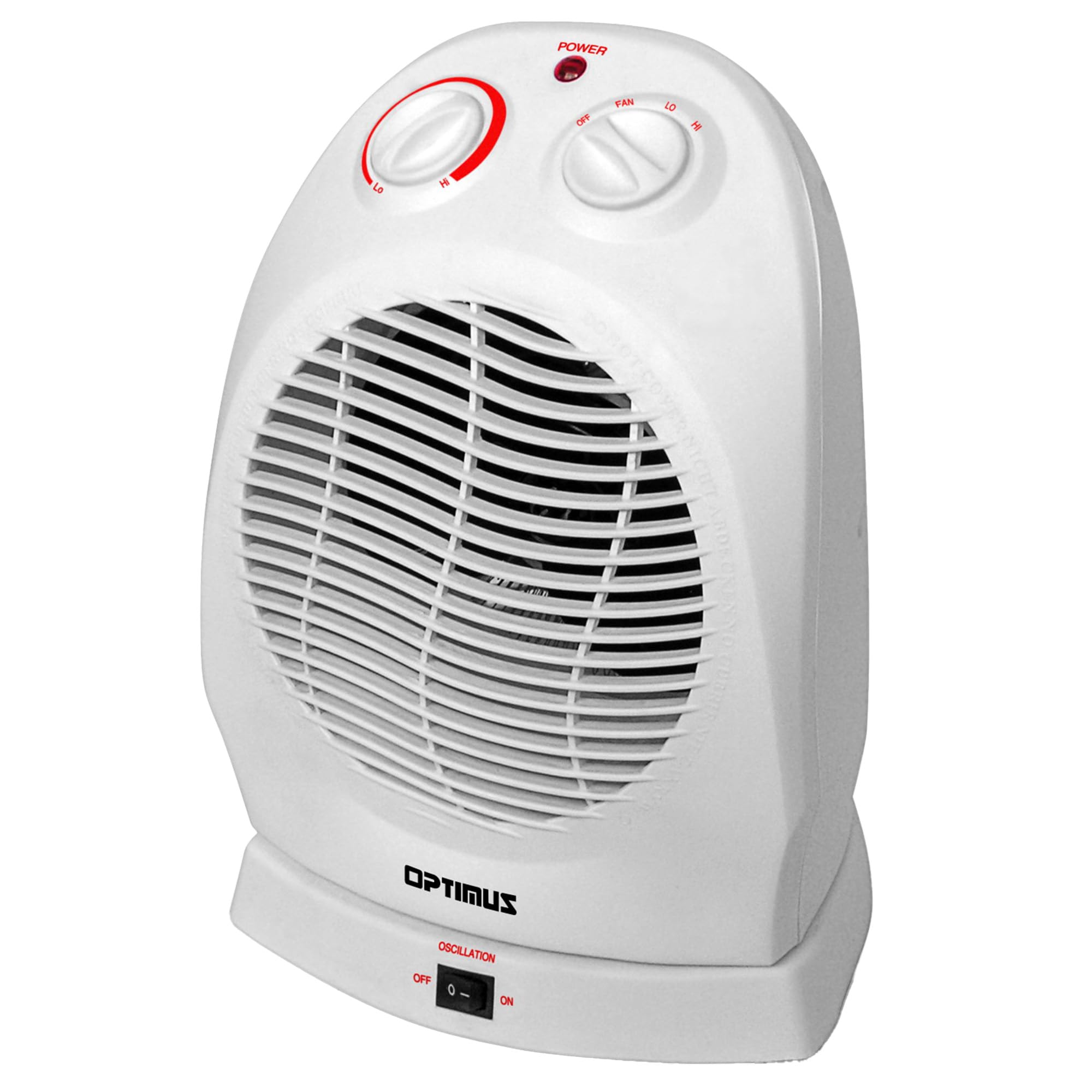 H-1382 Portable Oscillating Fan Heater with Thermostat