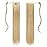 FESHFEN Ponytail Extensions - 24 Inch Long Straight Gloden Blonde Wrap Around Synthetic Ponytails Hair Piece Pony Tail Hair Extensions Hairpieces for Women