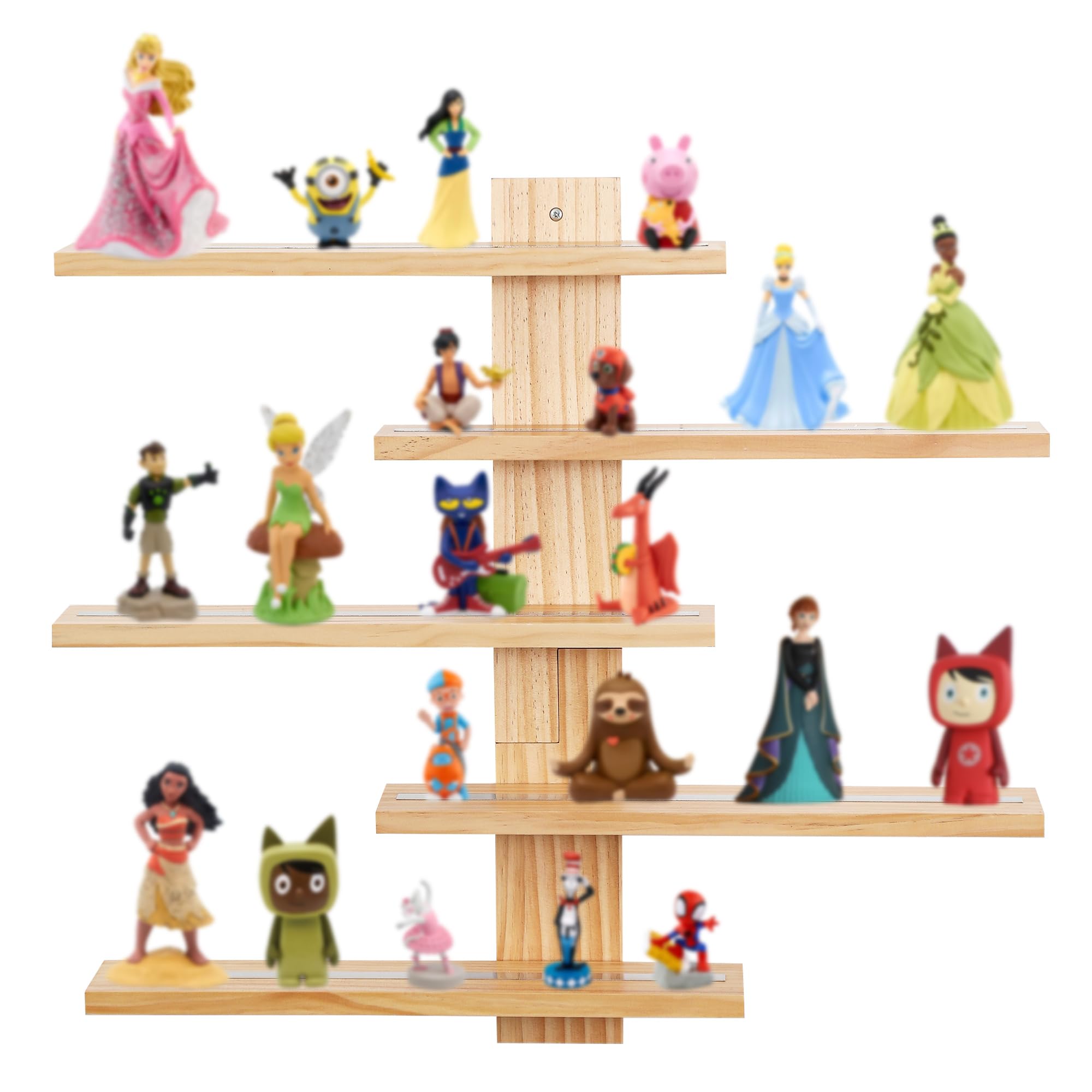 Étagère murale flottante magnétique en bois, le cadeau idéal pour collectionneur de figurines