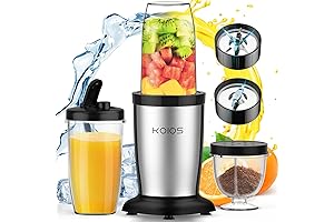 Juicer Mixer Grinder Blender All in One: KOIOS PRO 900W Personal Blender