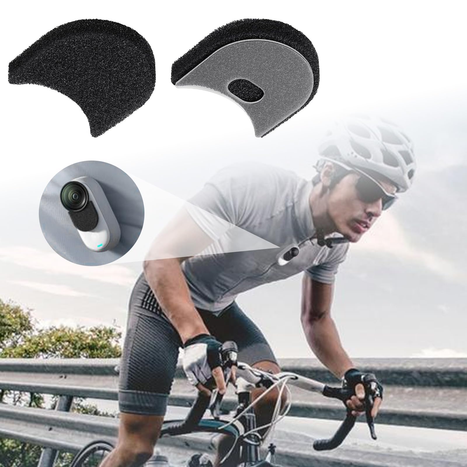 Mic Winds Muff for GO 3 & GO3S Mic Winds Muff Cotton Noise Reducers Sponge Accessories