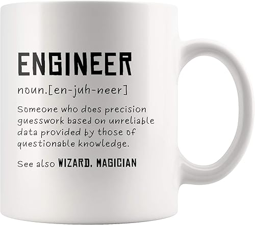 Miniatura 9 de Taza personalizada con definición de ingeniero, taza de café de cerámica para estudiantes de ingeniería personalizada para estudiantes y profesores,