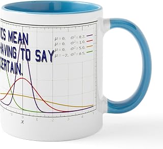 CafePress Statistics Means Uncertainty Mug 11 oz (325 ml) Ceramic Coffee Mug