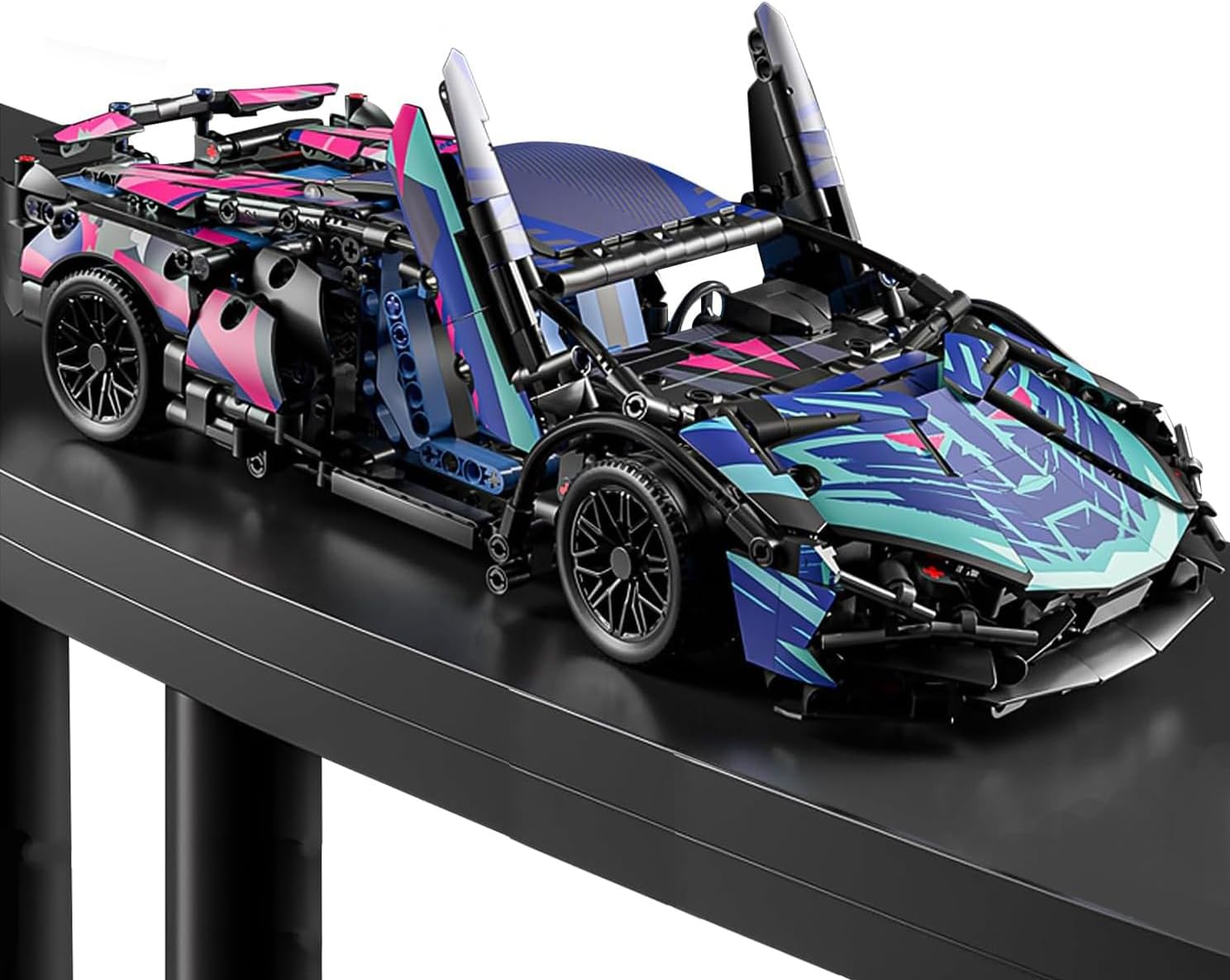 Chodia Sport Race Car Building Block Sets for Adults Boys,Racing Supercar Toys Kits Collectible 1:14 MOC Model Construction Birthday Gifts for Teens Age 8-12 12-16,8 9 10 11 12 13 14 14+(1314 PCS)