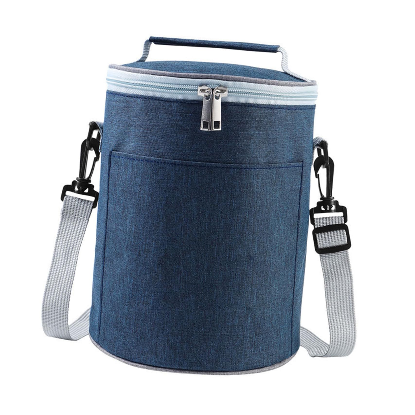 ibasenice Bolsa Térmica para Almuerzo de Oxford Ligera Aislamiento Térmico, Bolsa de Comida Portátil Adecuado para Almuerzos al Aire Libre Llevar