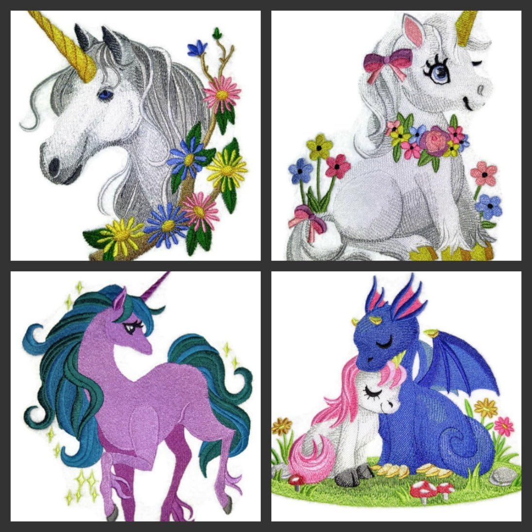 Custom Legendary Mythical Unique [Soft and Sweet Unicorn] Embroidery Iron On/Sew Patch [7.8" * 5.7"][Made in USA]