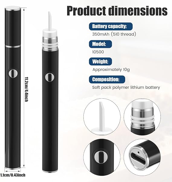 Ceramic Electric Knife Multifunctional Portable Hot Cutting Knife with Type-C Charging