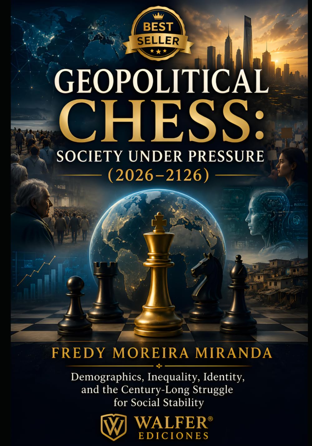 Geopolitical Chess: Society Under Pressure (2026–2126): Demographics, Inequality, Identity, and the Century-Long Struggle for Social Stability