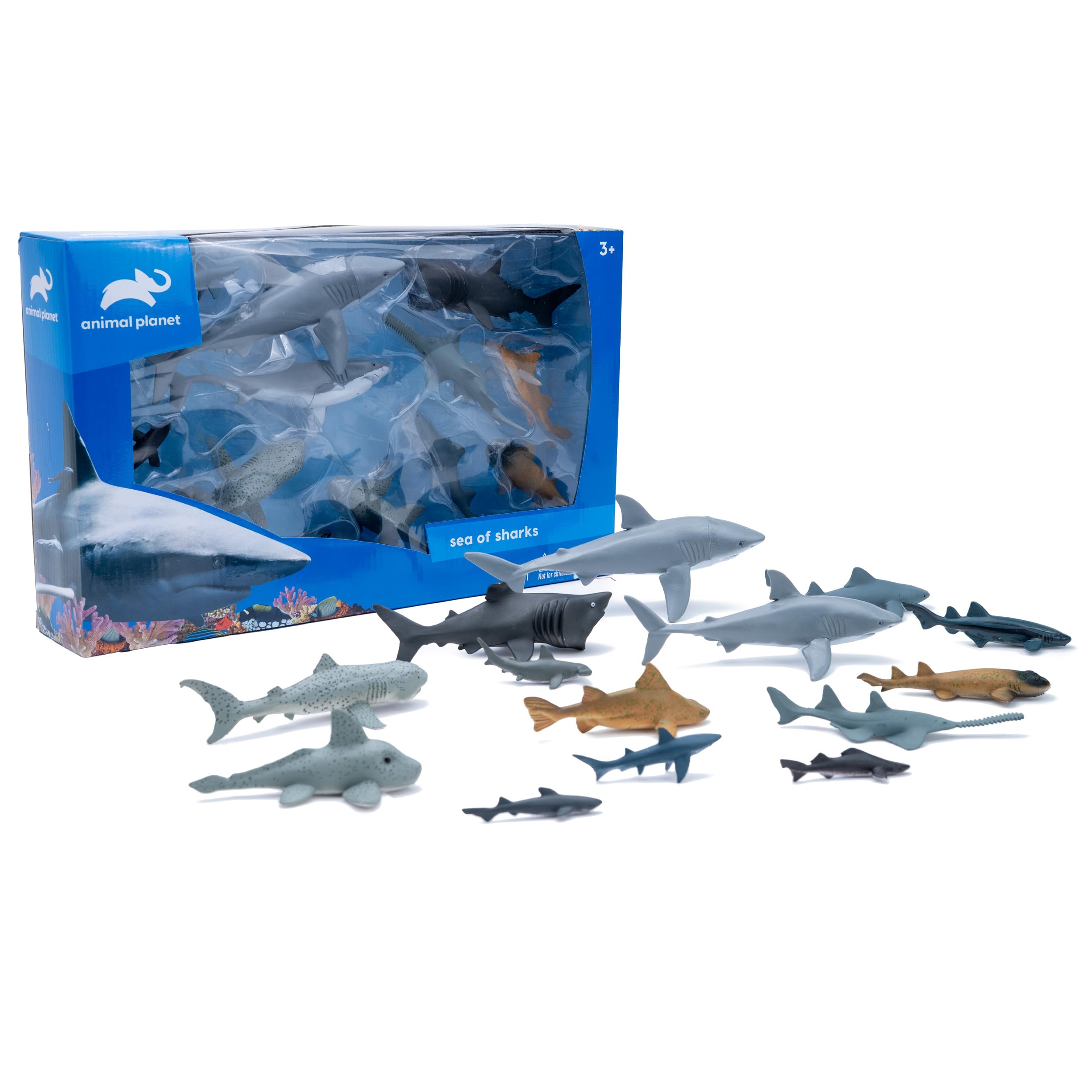 Amazon.co.jp: Animal Planet Sea of Sharks プレイセット – 14ピース