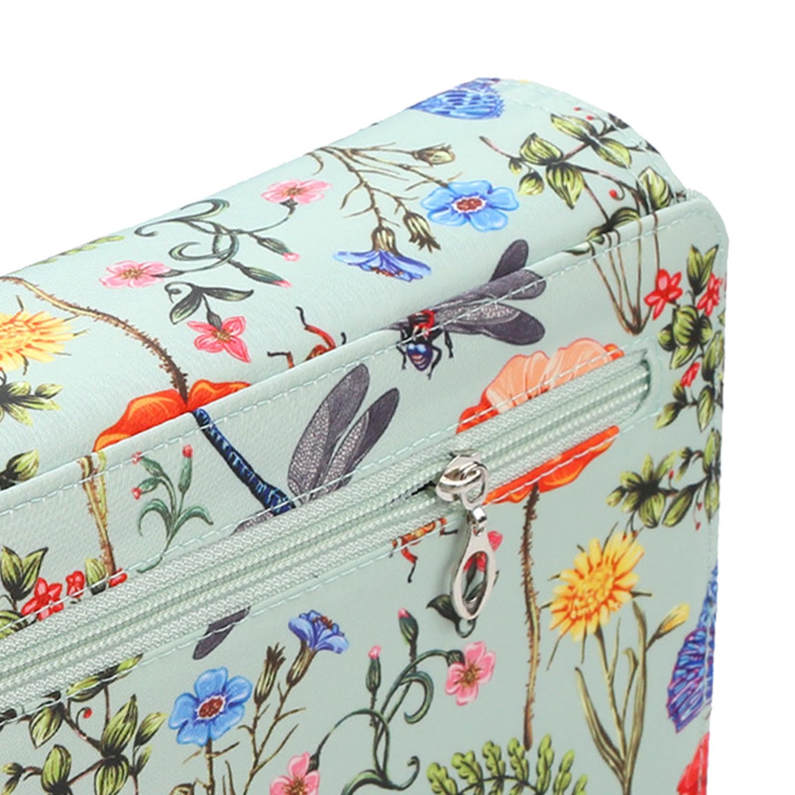 Astuccio per Matite di Grande Capacità, Astuccio Portatile per Cancelleria, Organizer per Penne E Pennelli con Cerniera Resistente, Adatto per, verde