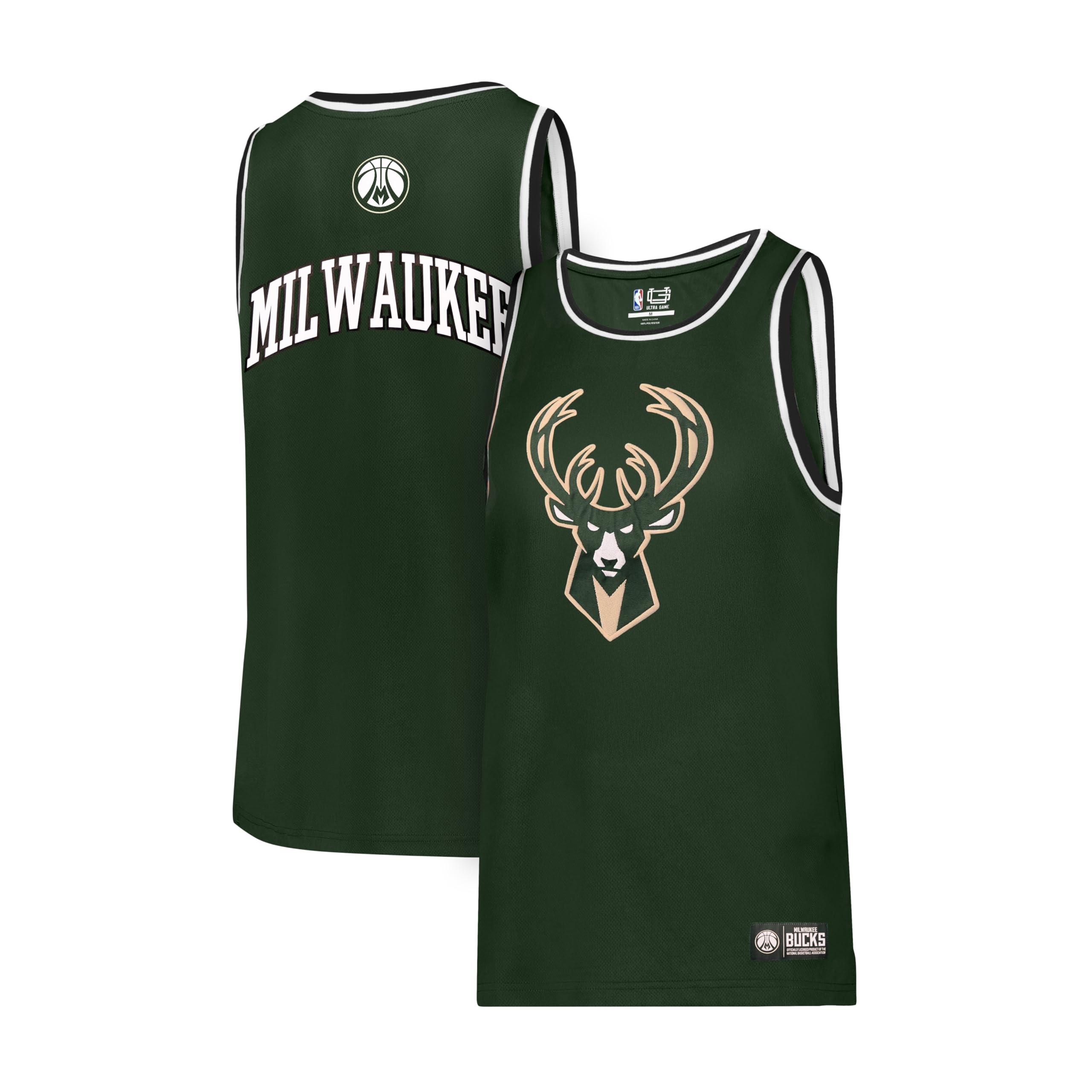 Ultra Game Men's NBA Official Super Soft Jersey Tank Top Muscle T-Shirt