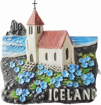 Iceland Refrigerator Magnet Tourist Souvenir Fridge 3D Decoration Craft