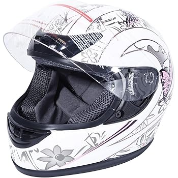 pink motocross helmet