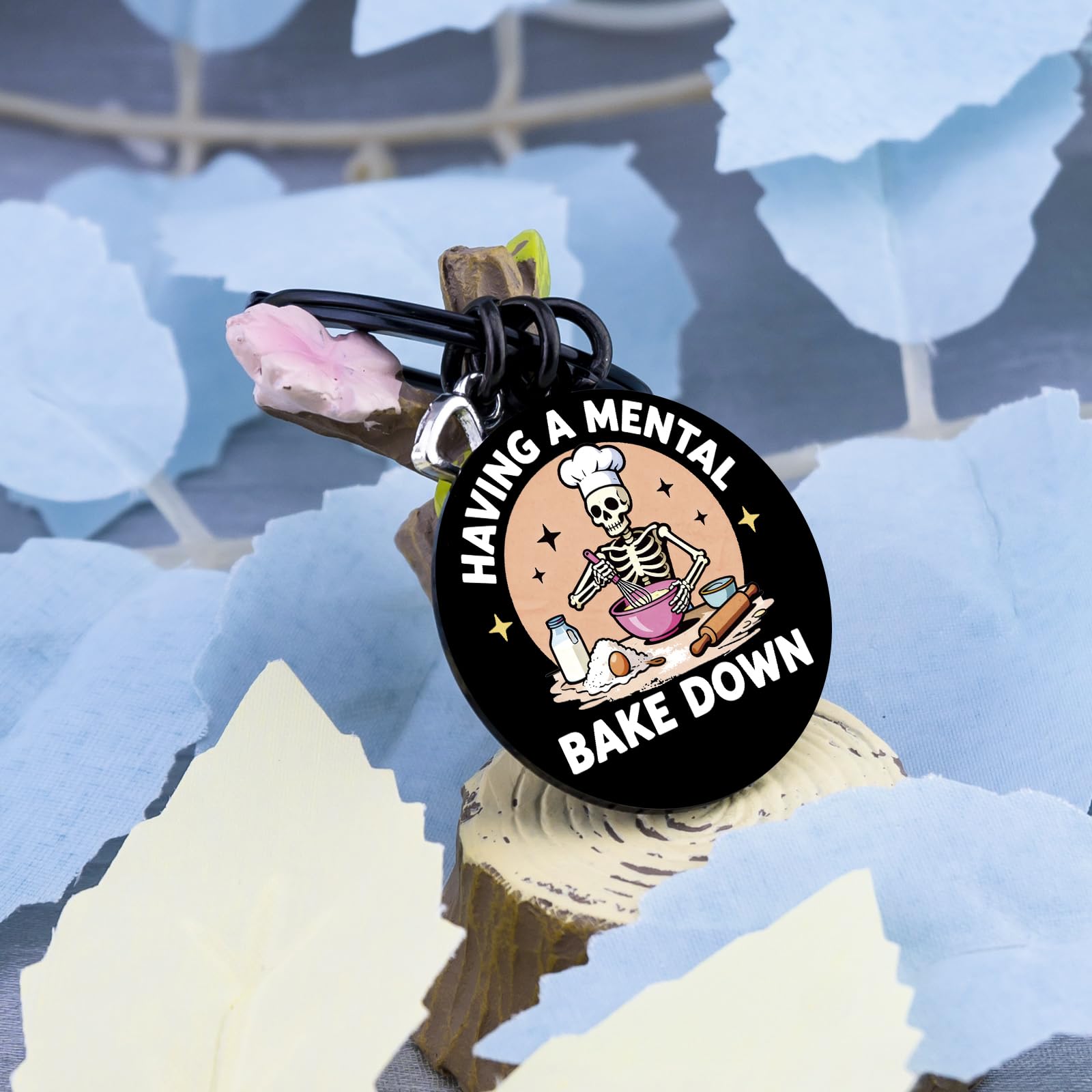 Funny Baking Gifts for Women Baker Gifts for Women Best Gifts for Bakers Women Baking Lovers Gift Ideas Cute Chef Baker Gifts Baking Keychain Accessories Cookie Keychain Bakers Presents