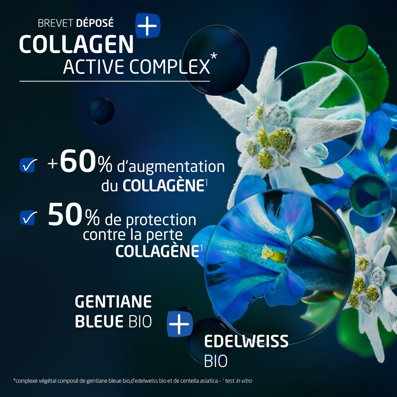 WELEDA - TROUSSE VISAGE GENTIANE BLEUE | Soin Anti-Âge Femme 50+ Peaux Matures, Redensifiant, Collagen+ Active Complex, Crème Anti Rides, Vegan NATRUE