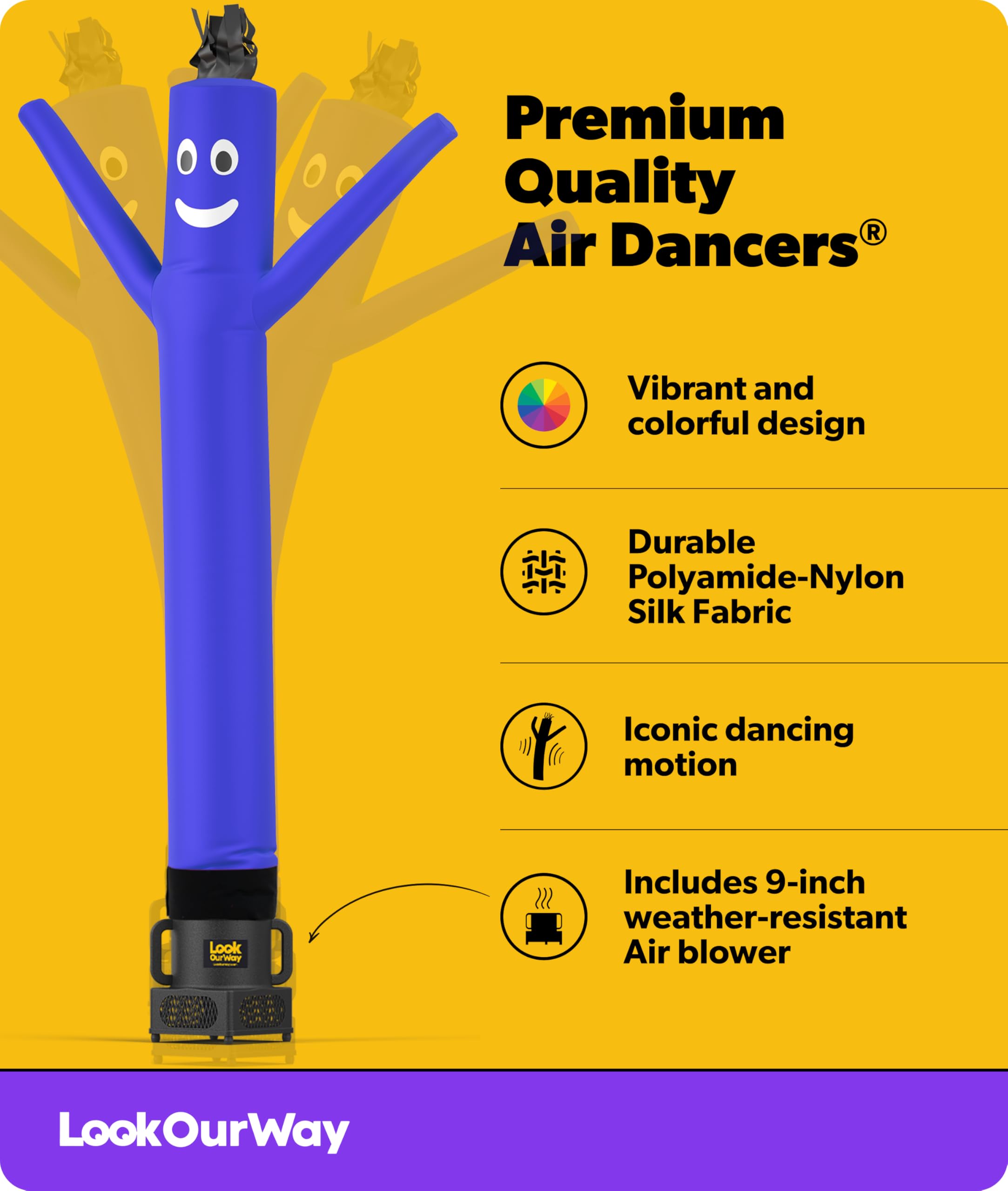 Amazon.com : LookOurWay Air Dancers Wacky Waving Inflatable Tube