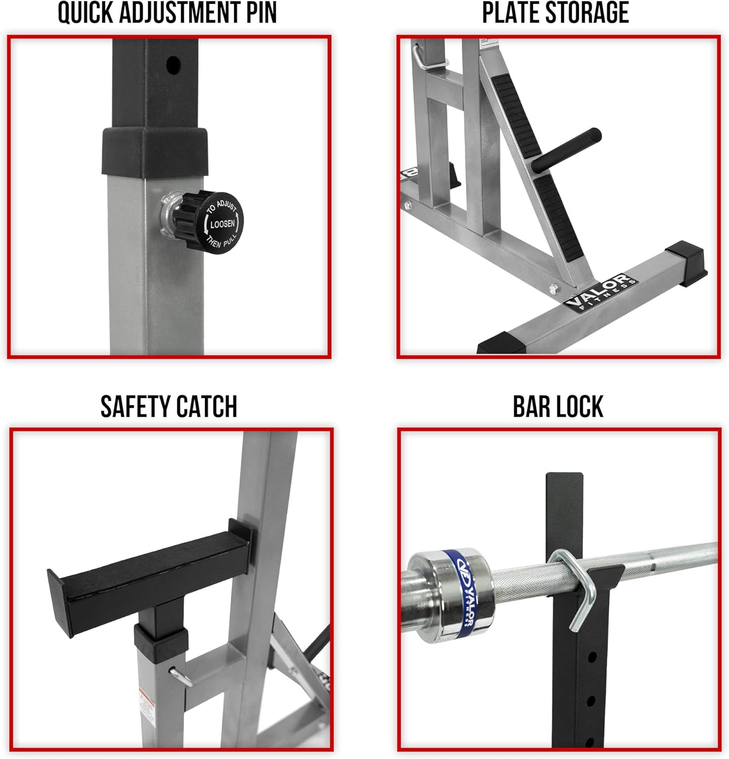 Valor Fitness Power Squat Stands with Adjustable Australia Ubuy