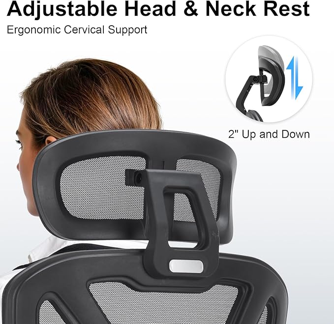 Silla Gamer Ergonómica con Soporte Lumbar Ajustable y Reposa miniatura 6