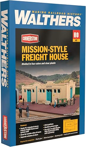 Miniatura 31 de Walthers Cornerstone HO Scale Model Northern Light & Powerhouse Kit de estructura, 8 (933-3021)