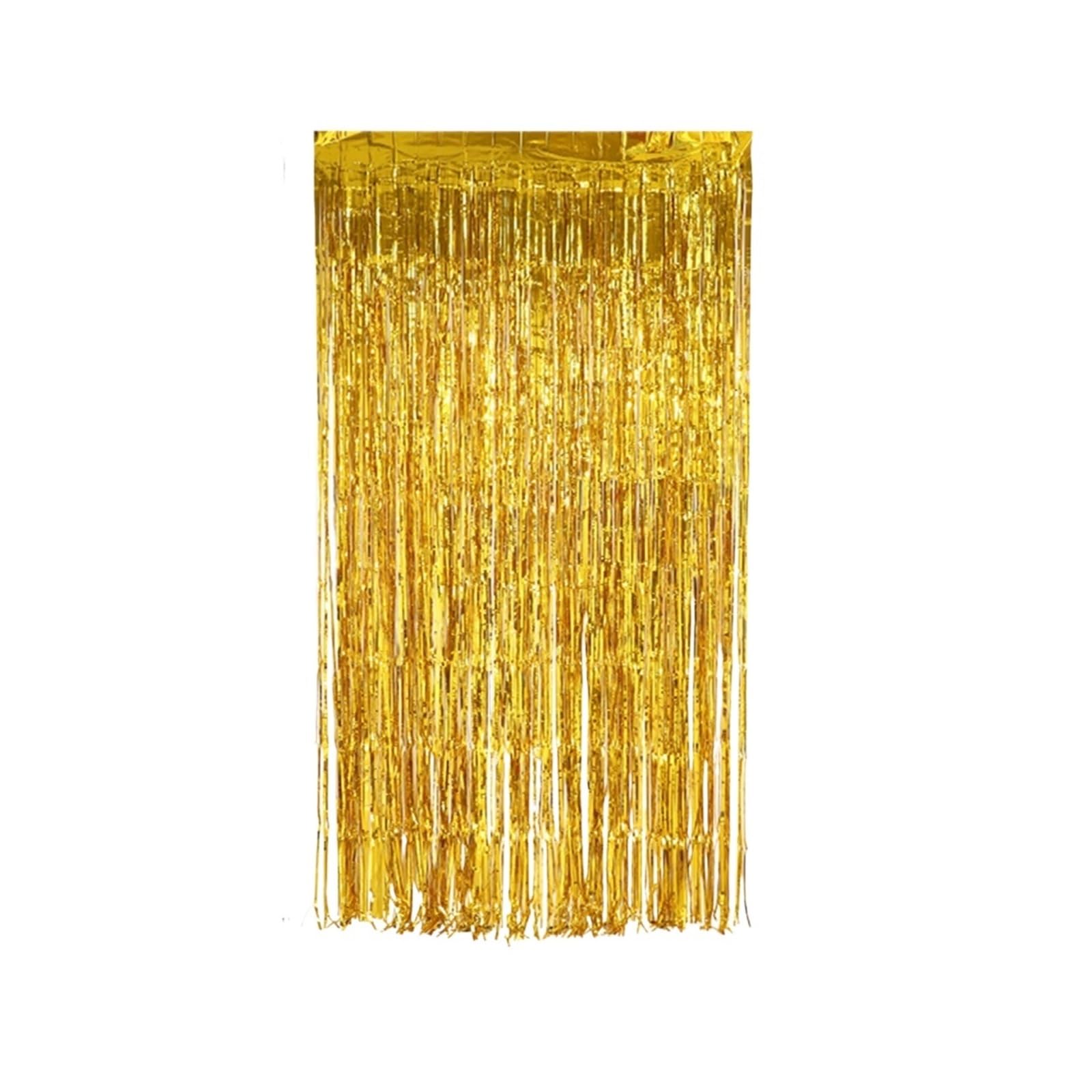 Rideaux à Pampilles Paillettes, 34 pièces, Fournitures de décoration Fond for fête d'anniversaire Mariage, Enterrement Vie Jeune Fille pour Cuisine(Gold)