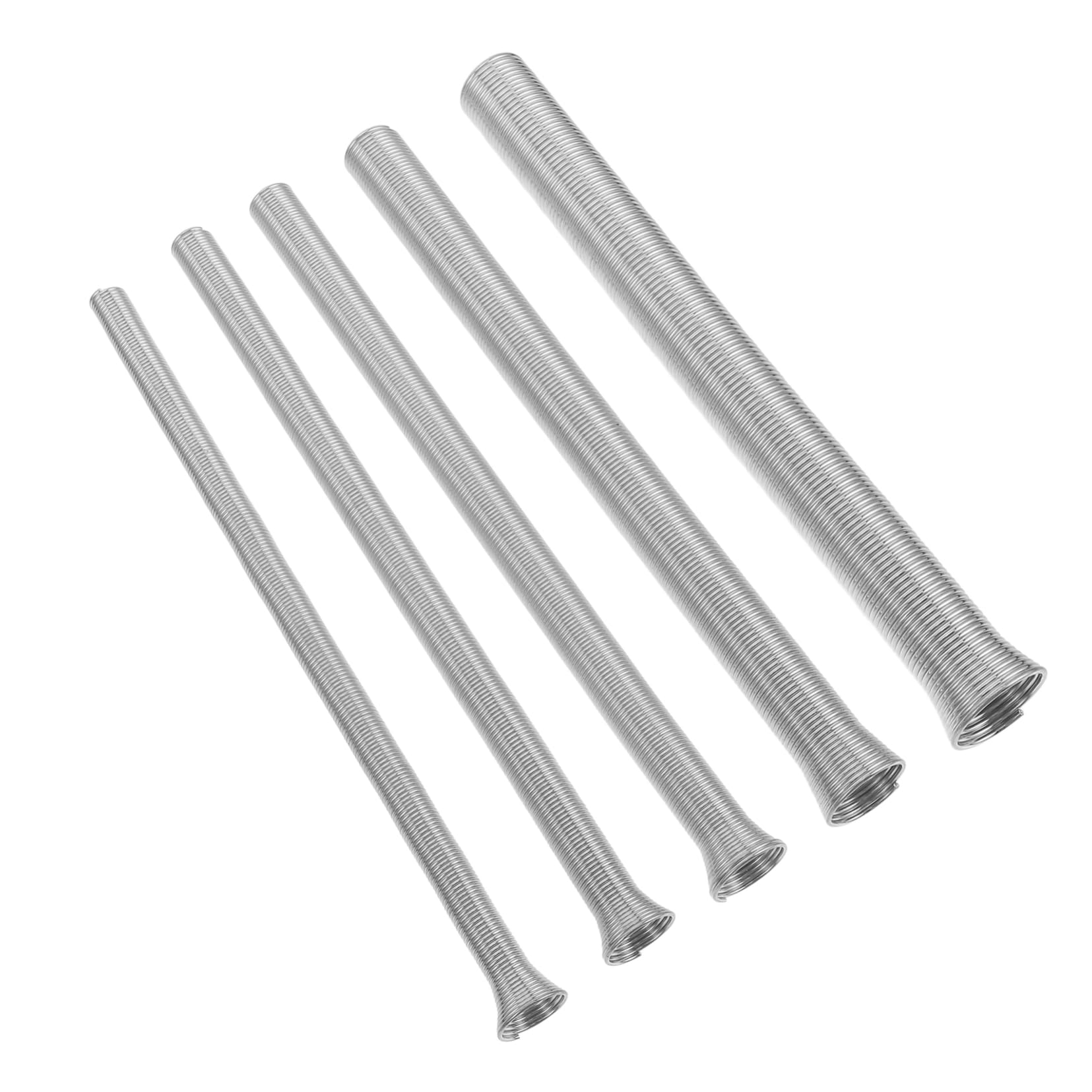 SEWACC 5pcs Spring Tubing Benders Kit for Repair Bender for Air Conditioning Easy Hand Bending Tool