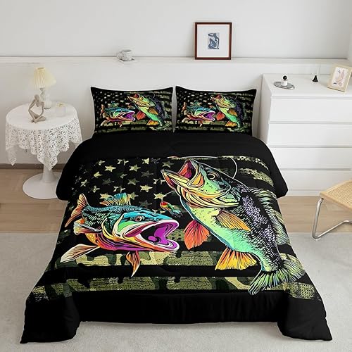 Miniatura 23 de Castle Fairy Juego de edredón con motivo de girasol tamaño queen, ropa de cama rústica de granja con diseño de abejas de 3 piezas para niños