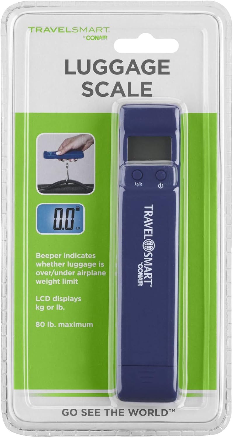 Travel Smart by Conair Compact Digital Luggage Scale : Clothing, Shoes & Jewelry