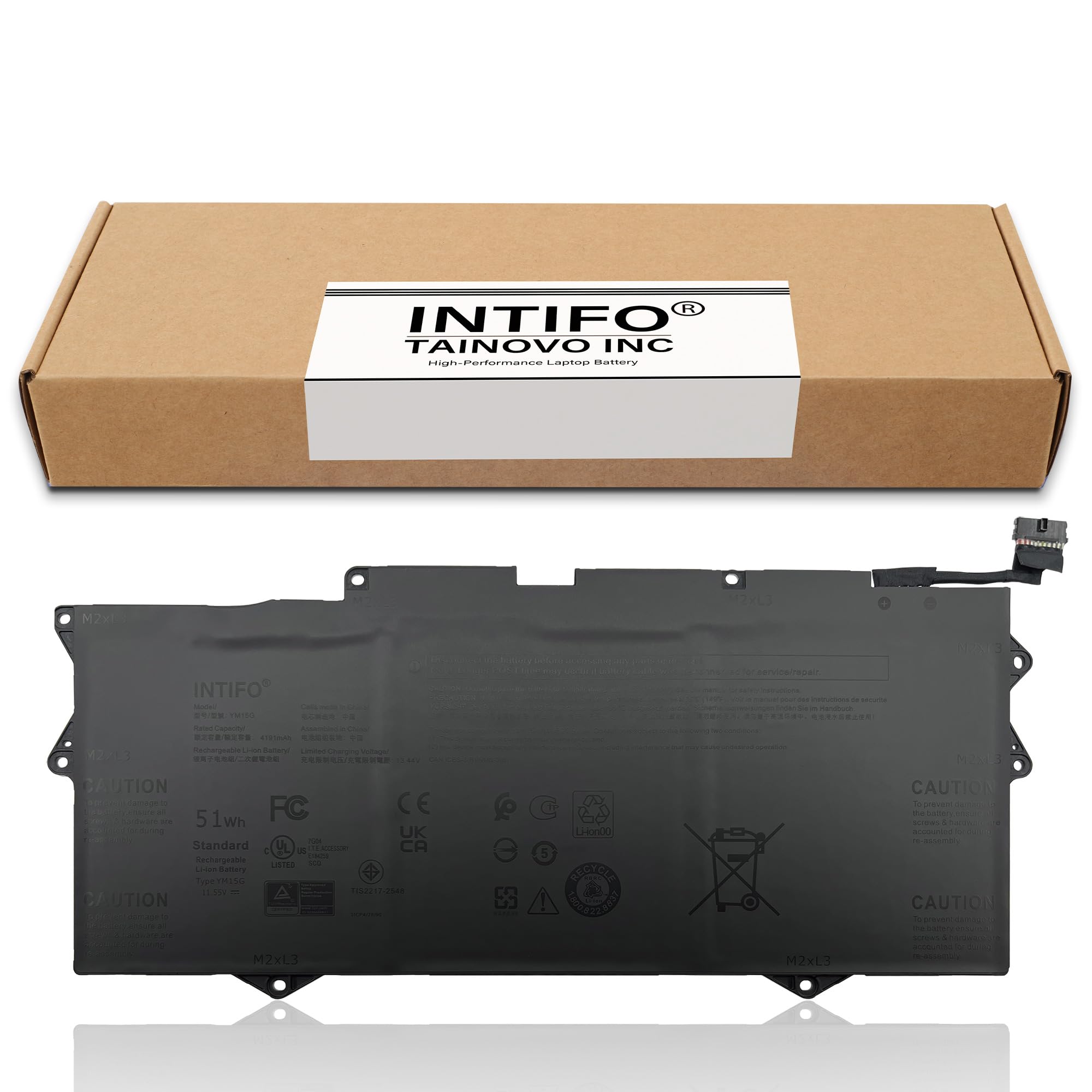 Amazon.com: INTIFO 51Wh YM15G Laptop Battery Compatible with Dell