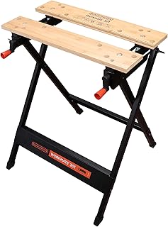 Banco de trabajo plegable Black + Decker - resiste 160kg - mordaza regulable
