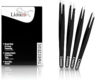 LIONCO Juego profesional de 4 pinzas para hom...